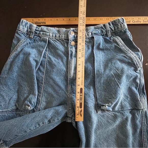 FP WE THE FREE Marx Slouchy High Rise Carpenter Straight Wide Leg Boyfriend Jean - Picture 5 of 8